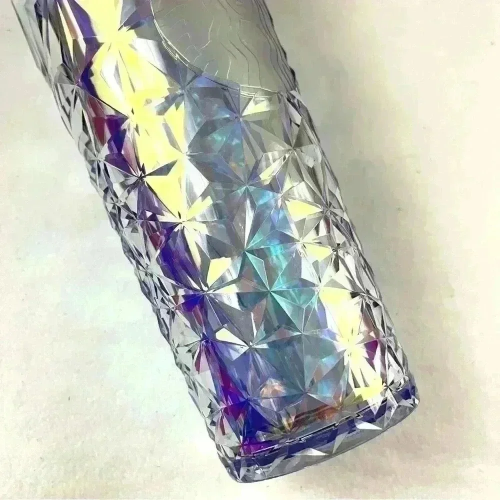 NWT Starbuck Iridescent Ice Crystal “Frozen”Holiday 2023 Tumbler Limited Edition